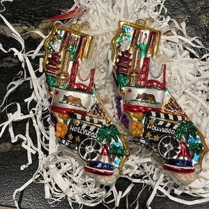 Christmas time in California ornament